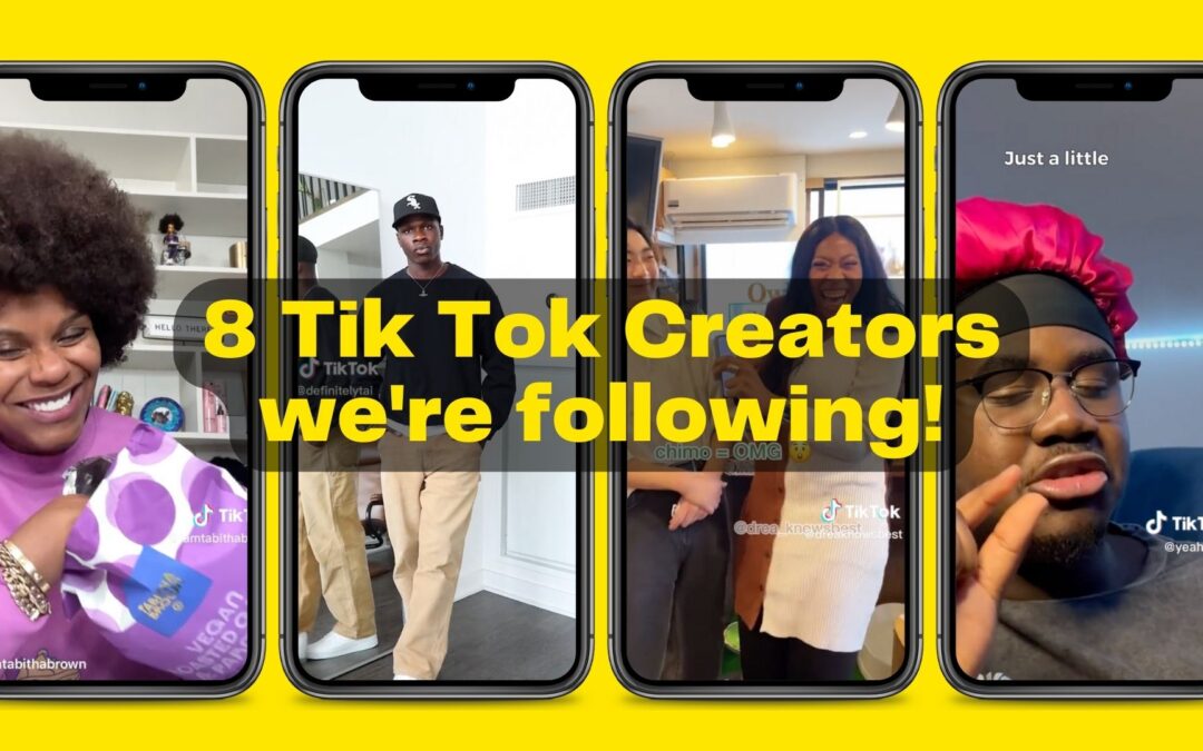 8 Black TikTok Creators To Watch